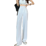 Pantalon large à taille haute polyvalent et flatteur pour la silhouette