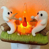Lampe de nuit Halloween Spooky Bonfire