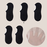 Chaussettes de taille supérieure en coton maille (5 paires)