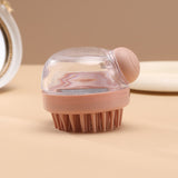 Brosse de bain en silicone pour animaux de compagnie