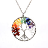 Collier Arbre De Vie Coloré