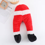 Décoration de jambes de Père Noël