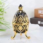 Boîte à bijoux en forme d'œuf pour Pâques