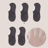 Chaussettes de taille supérieure en coton maille (5 paires)