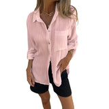 Chemise à revers polyvalente avec une grande poche
