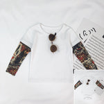 T-shirt à manches longues deux-piece Floral