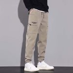 Pantalon de travail multi-poches à cordon de serrage