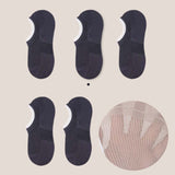 Chaussettes de taille supérieure en coton maille (5 paires)