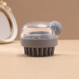 Brosse de bain en silicone pour animaux de compagnie