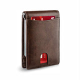 Porte-cartes Swipe en cuir antivol