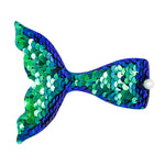Barrette à cheveux scintillante sirène