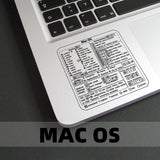 ⌨️Autocollants de raccourcis clavier （3 pcs）