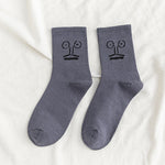 Chaussettes drôles d’expression faciale