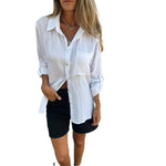 Chemise à revers polyvalente avec une grande poche