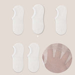 Chaussettes de taille supérieure en coton maille (5 paires)