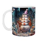 Tasse gonflée de chocolat chaud de Noël en 3D