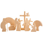 Décoration en bois de Pâques créative