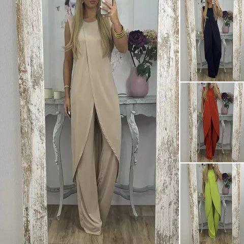 Costume sans manches pour femmes matures