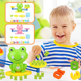 Jouets de comptage d'équilibre de grenouille d'âge préscolaire