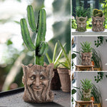 Vase en résine de jardin