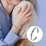 Bracelet en argent sterling de style vintage avec des ailes d'ange