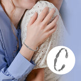 Bracelet en argent sterling de style vintage avec des ailes d'ange