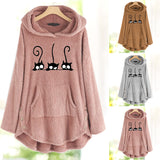 Sweat-shirt à imprimé peluche