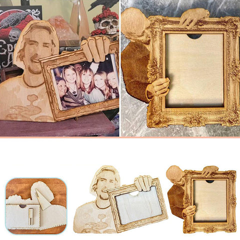 Cadre photo Spoof en bois