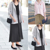 Chemise à manches longues à capuche