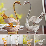 Décoration de la maison Swan Dessert Cuillère/fourchette Vaisselle