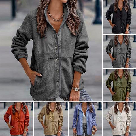 Veste Polaire Manches Longues Couleur Unie