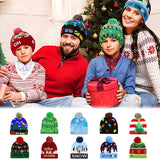 Bonnets LED de Noël