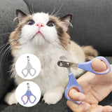 Coupe-ongles professionnel anti-accidentel pour animaux de compagnie à trou rond