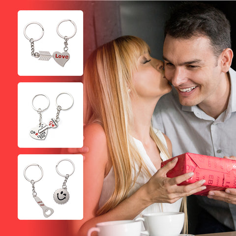 Porte-clés Couple Saint Valentin