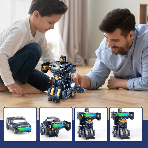 Transformer la voiture de jouet de modèle de robot