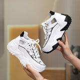 Chaussures Montantes Creuses à Semelle Epaisse