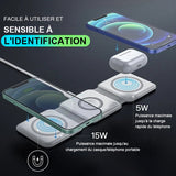 Chargeur de voyage sans fil 3 en 1