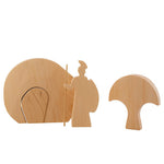Décoration en bois de Pâques créative
