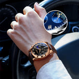 Montre à quartz lumineuse étanche pour homme