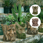 Vase en résine de jardin