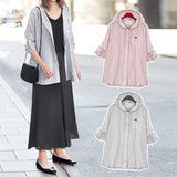 Chemise à manches longues à capuche