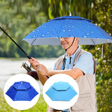 Chapeau parapluie extérieur double couche