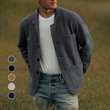 Veste Décontractée de Couleur Unie