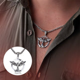 Collier Phoenix Cercle Pour Homme