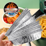 Doublures de Friteuse à Air Réutilisables en Papier d'Aluminium