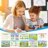 Livre de pâte cognitive pour l'éducation précoce des lumières pour les enfants