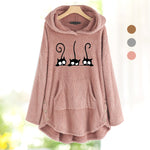 Sweat-shirt à imprimé peluche