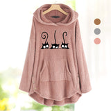 Sweat-shirt à imprimé peluche