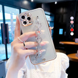 Cas De Téléphone De Bracelet De Diamant