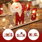 Décorations de Noël Peintes en Bois